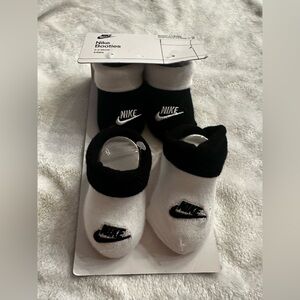 Nike Baby Black and White Booties